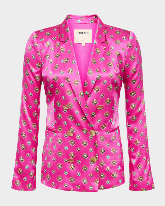 Southwestern Geometric Colin Double-Breasted Blazer